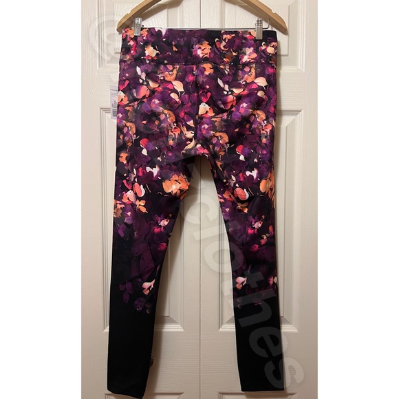Jockey Sueded Interlock Ombré Floral Print Leggings NWT - Picture 9 of 12